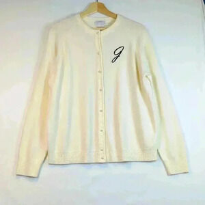 Designer Original Off White Women's Cardigan Size XL